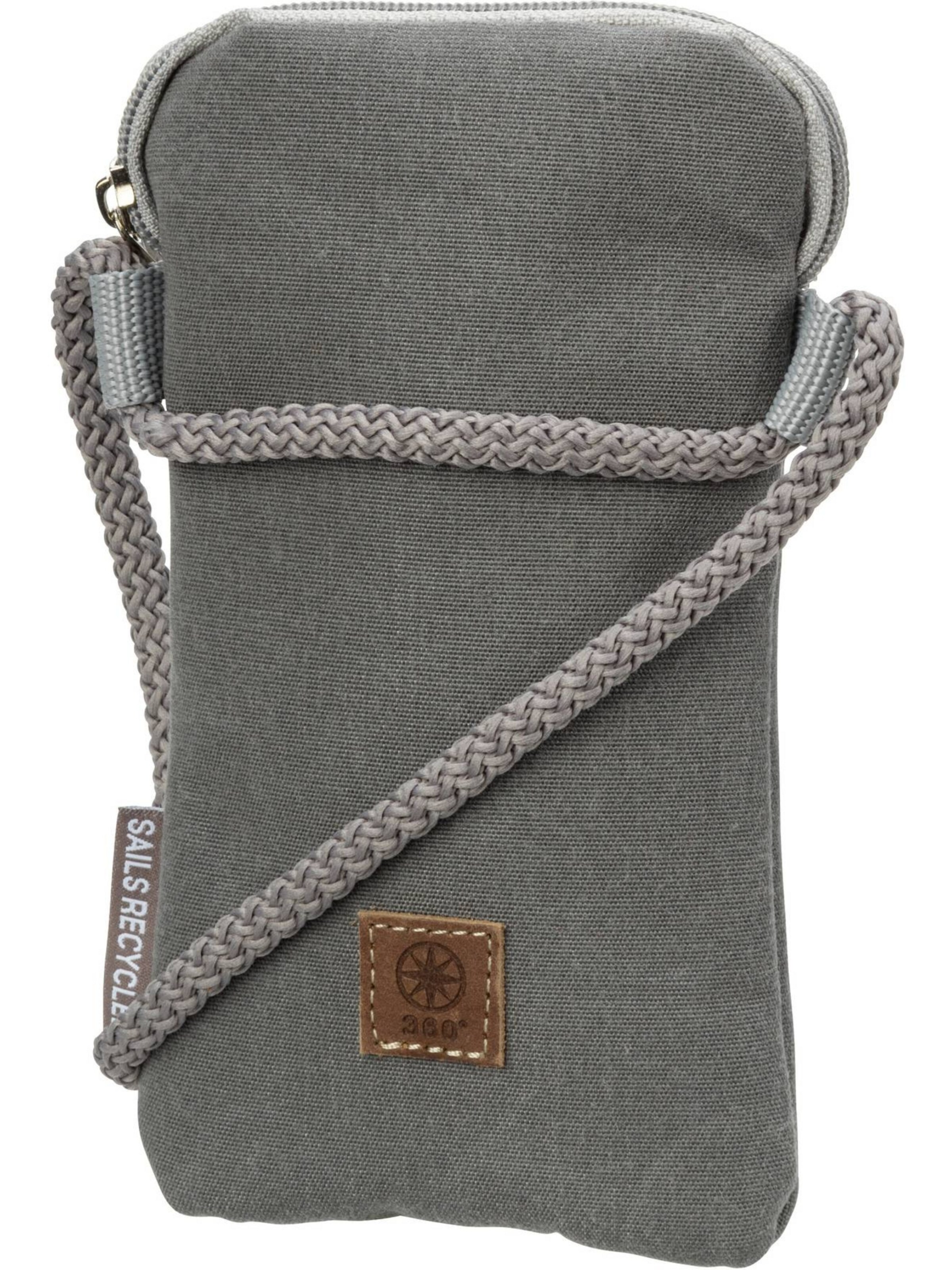 360 Grad Schoudertas ' Nautrik Lütt ' in Grijs