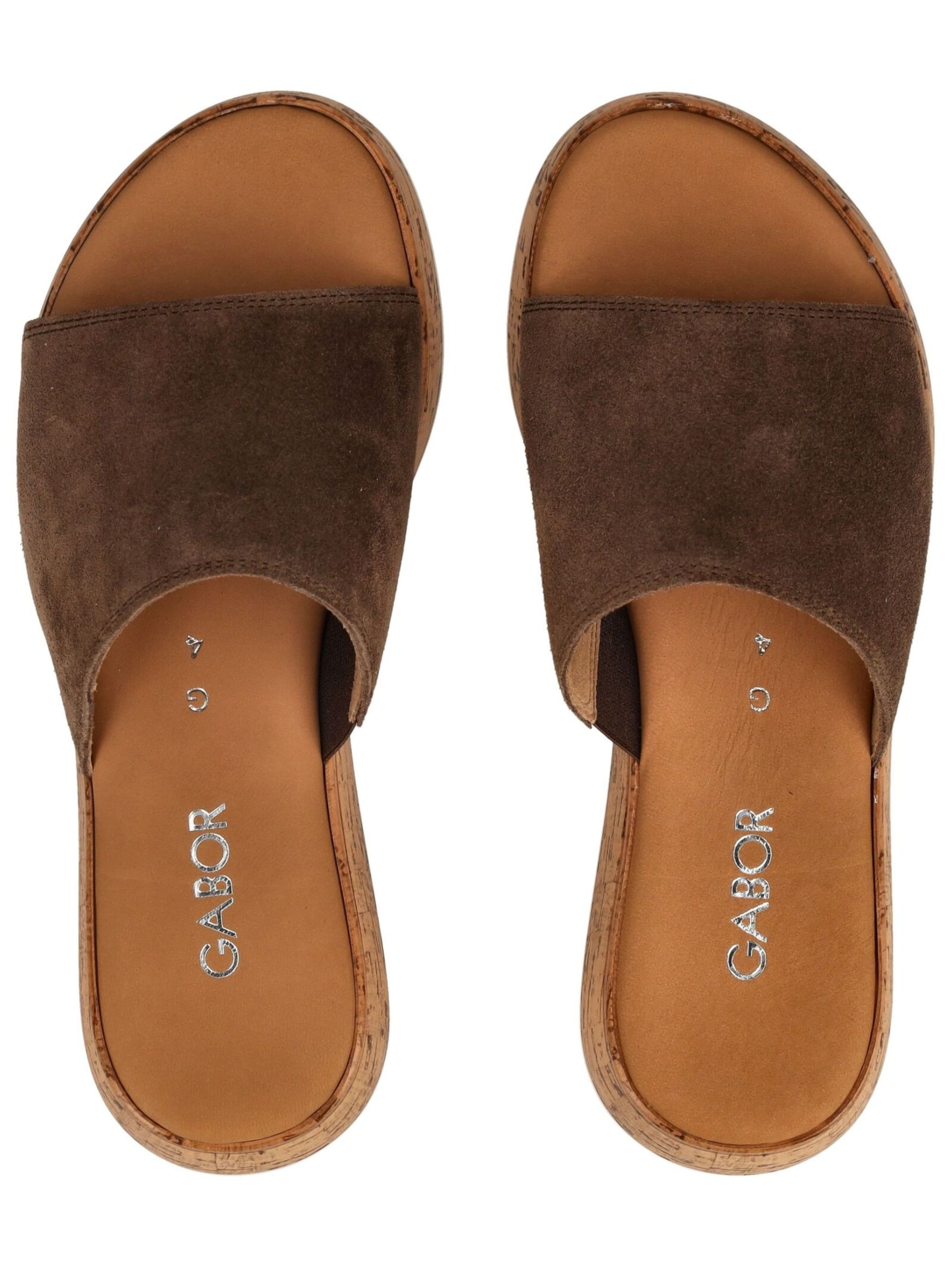 Zoccoletto di GABOR in marrone