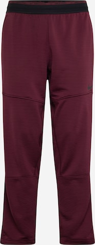 NIKE Regular Sportbroek 'Pro' in Rood: voorkant