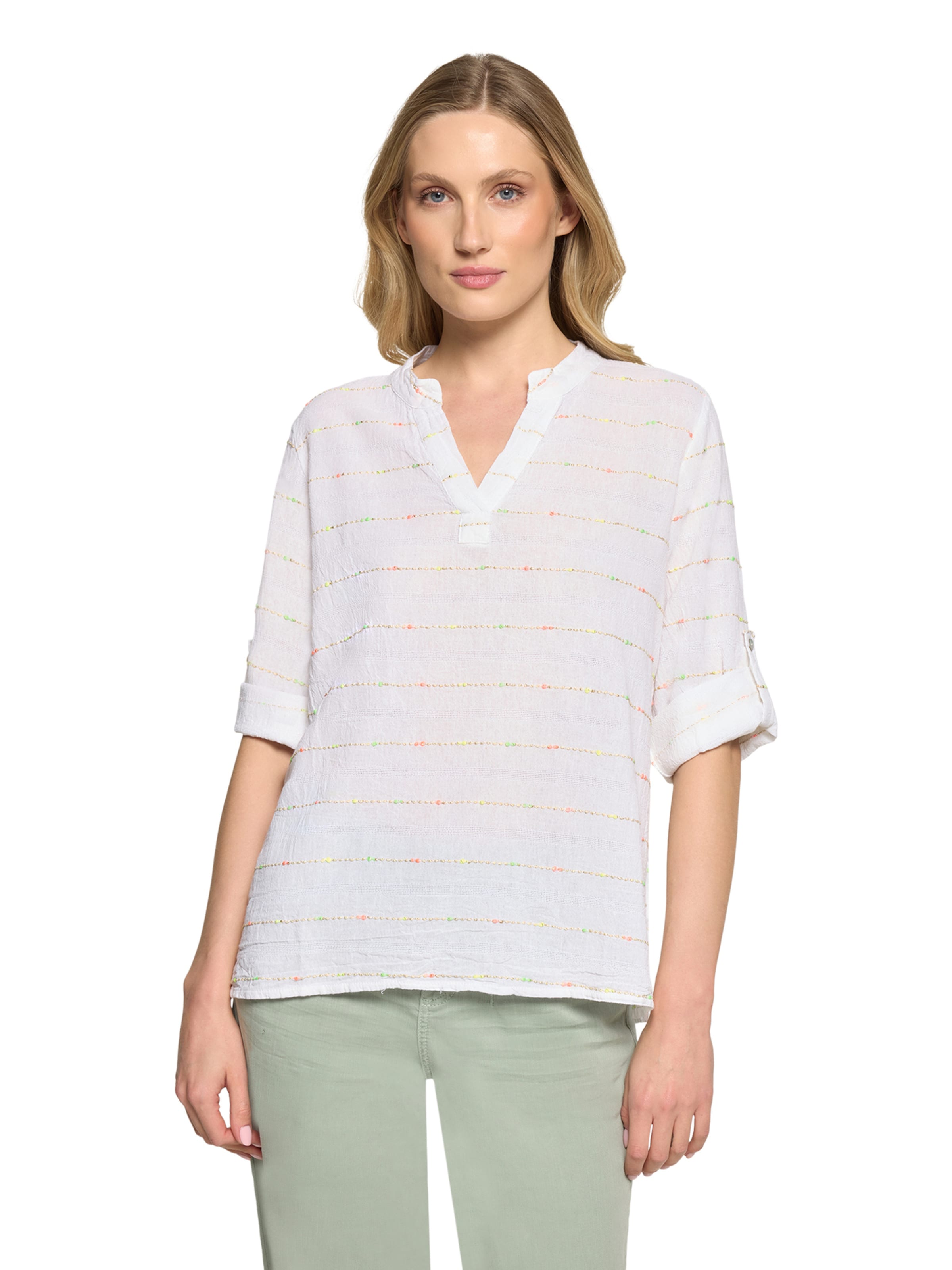 Chemisier Cartoon en blanc : devant