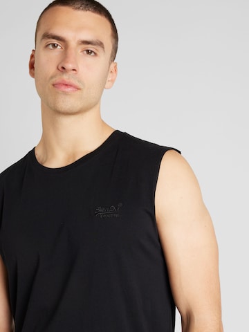 T-Shirt 'ESSENTIAL' Superdry en noir