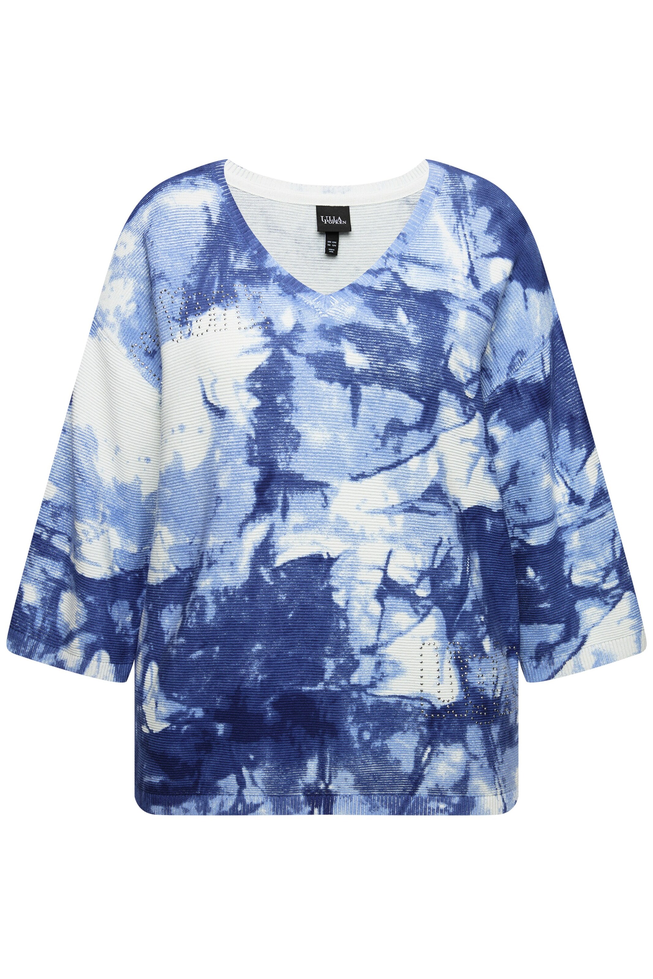 Ulla Popken Pullover in Blau: Vorderseite