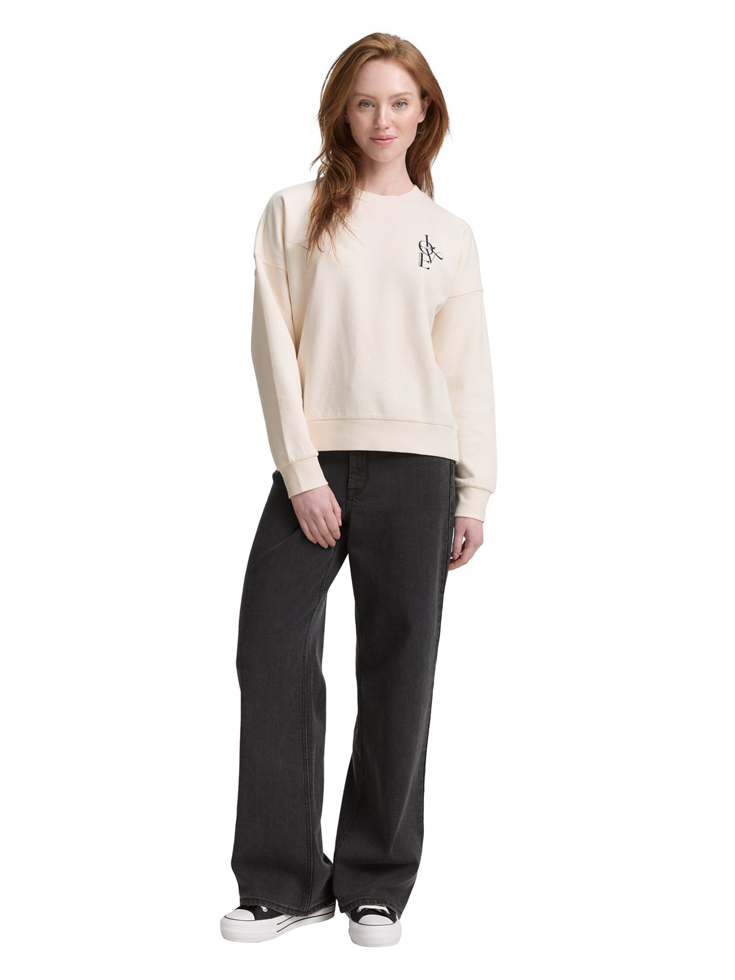 TOM TAILOR DENIM - Sudadera en blanco