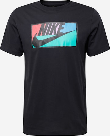 Nike Sportswear Μπλουζάκι 'CLUB' σε μαύρο: μπροστά
