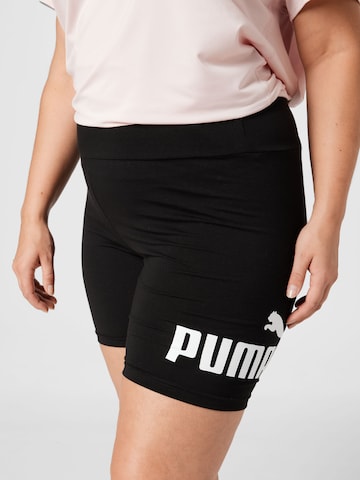 PUMA Skinny Sportsbukse 'Essentials' i svart