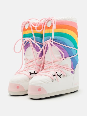 MOON BOOT Snowboots 'ICON UNICORN' i hvid