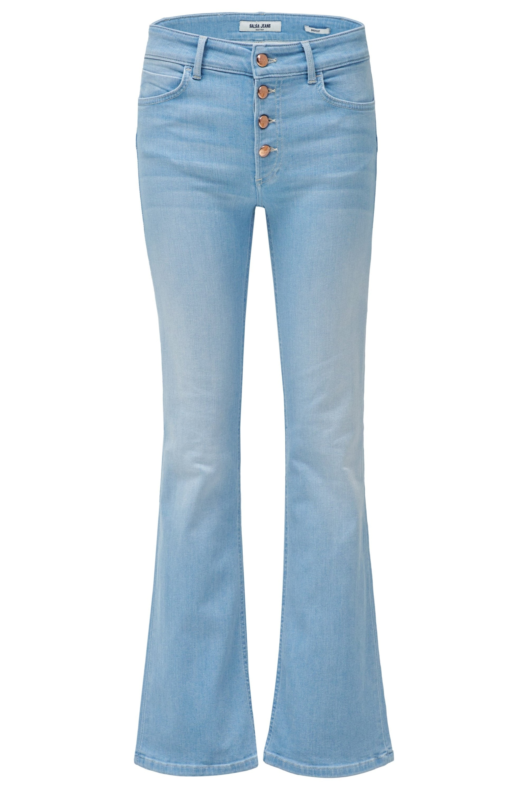 Salsa Jeans Flared Jeans 'Destiny' in Sky Blue ABOUT YOU