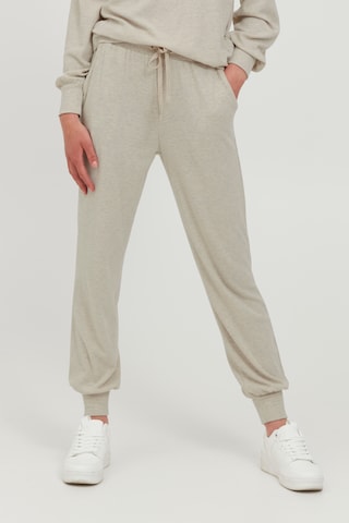 Loosefit Pantalon 'KYLA ' ICHI en beige : devant