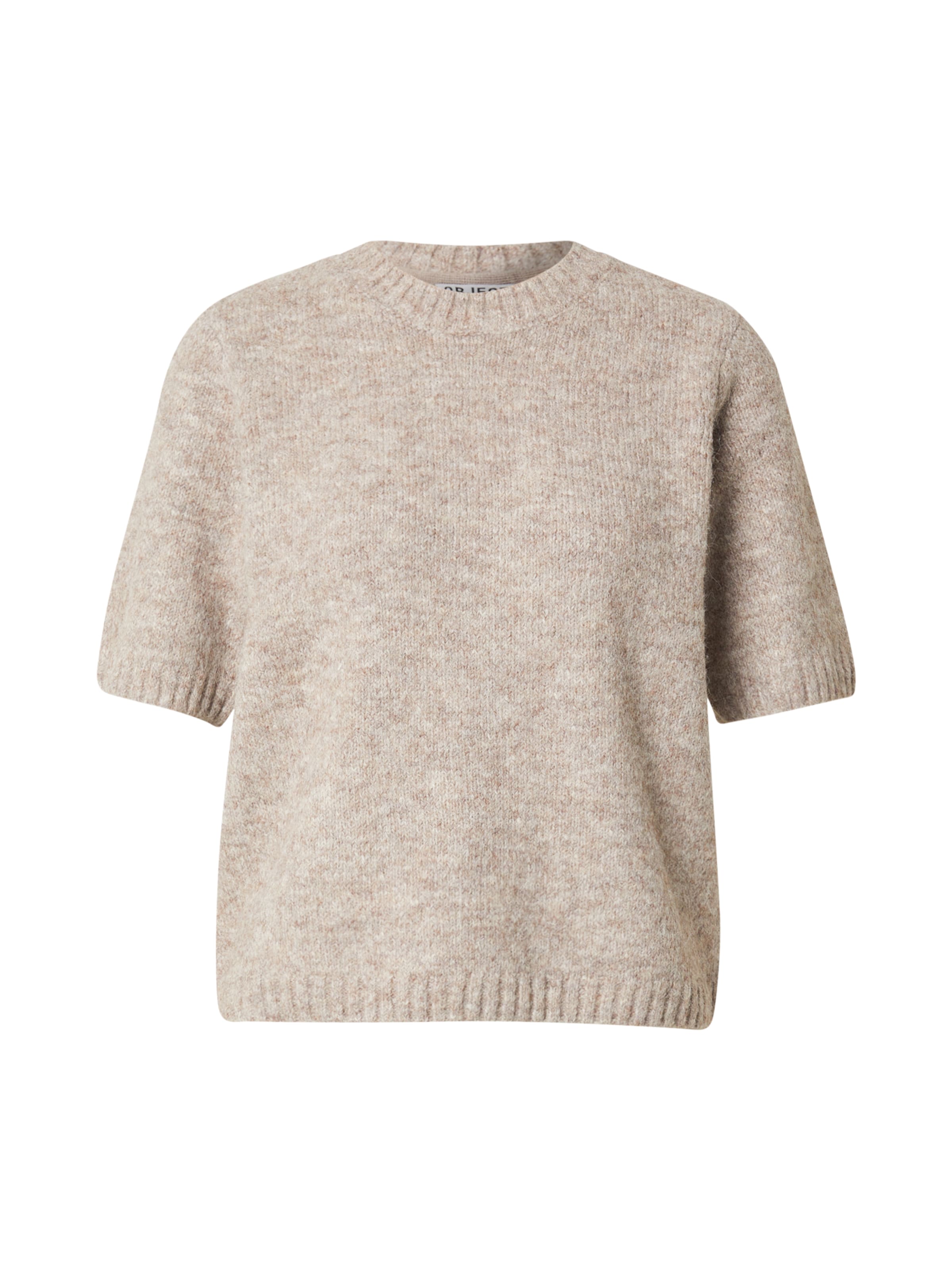 OBJECT Sweater 'OBJSAGGIA' in Beige: front