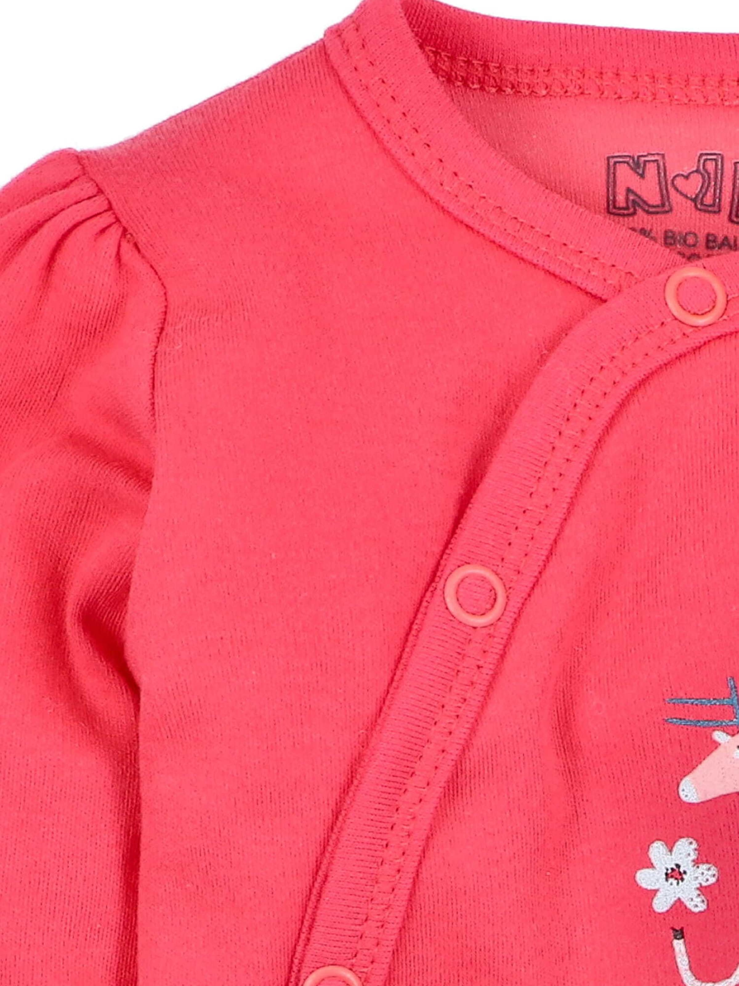 NINI Rompertje/body 'Wald' in Roze