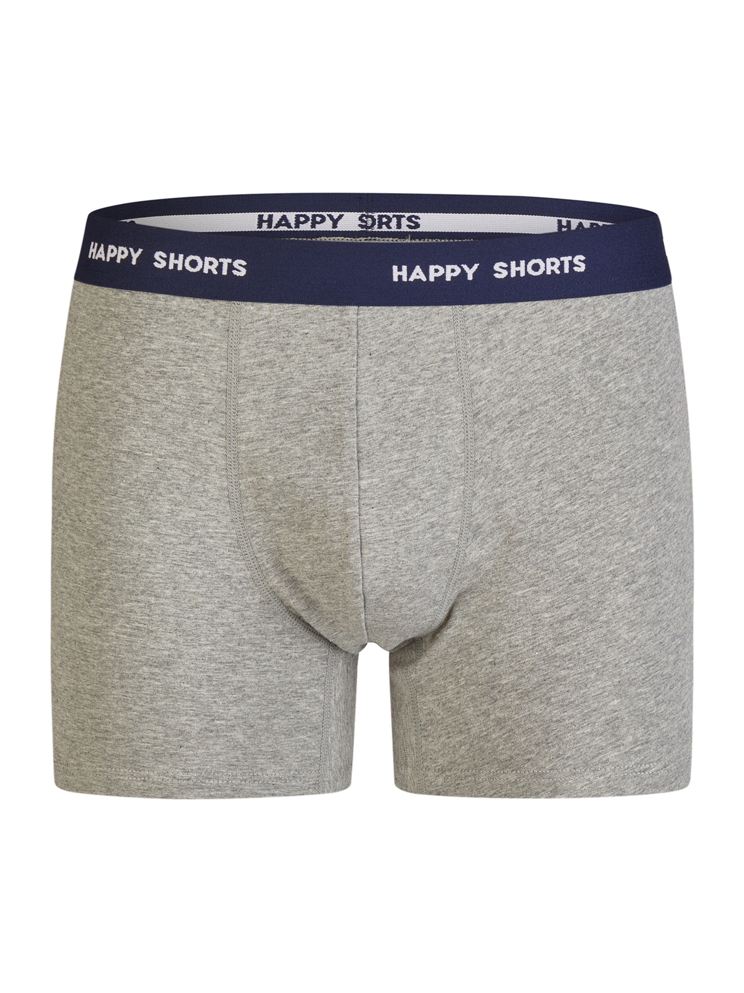 Happy Shorts Retro Boxer ' Jersey ' in Grau