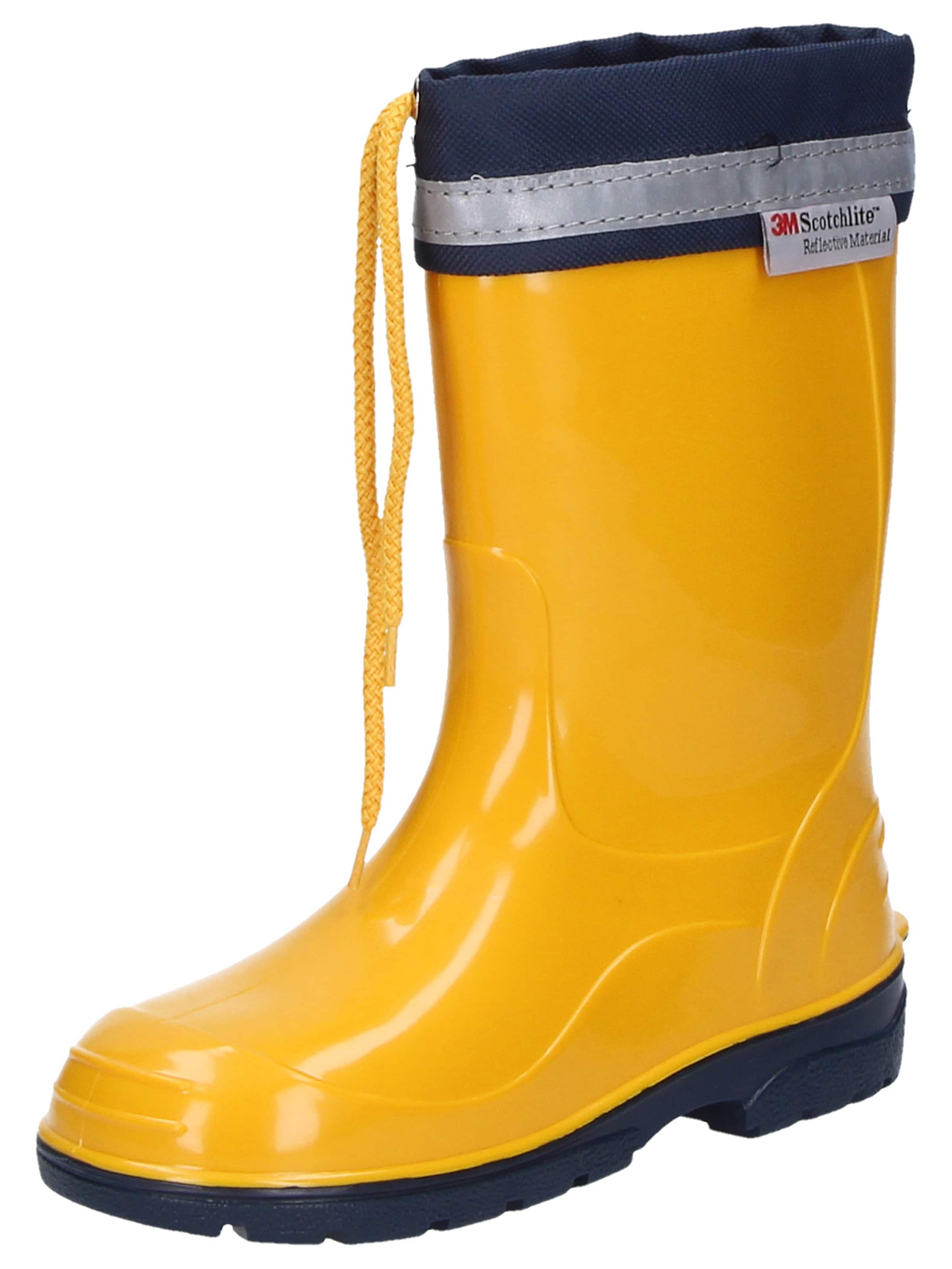BOCKSTIEGEL Rubber Boots 'Regenstiefel Kim' in Yellow: front