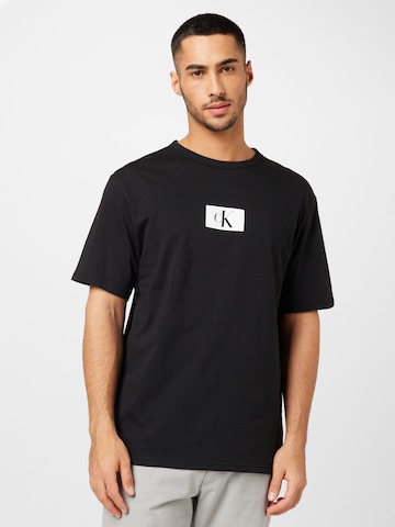 T-Shirt Calvin Klein Underwear en noir : devant