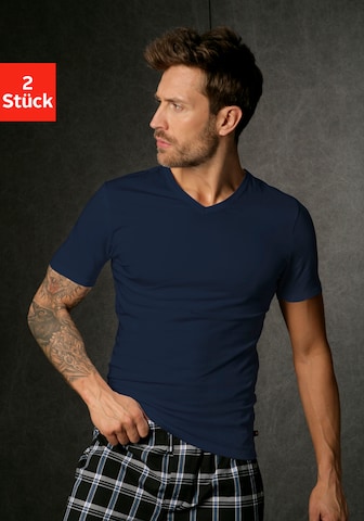 H.I.S Shirt in Blauw: voorkant