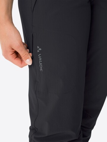 VAUDE Regular Outdoor trousers 'Farley' in Black