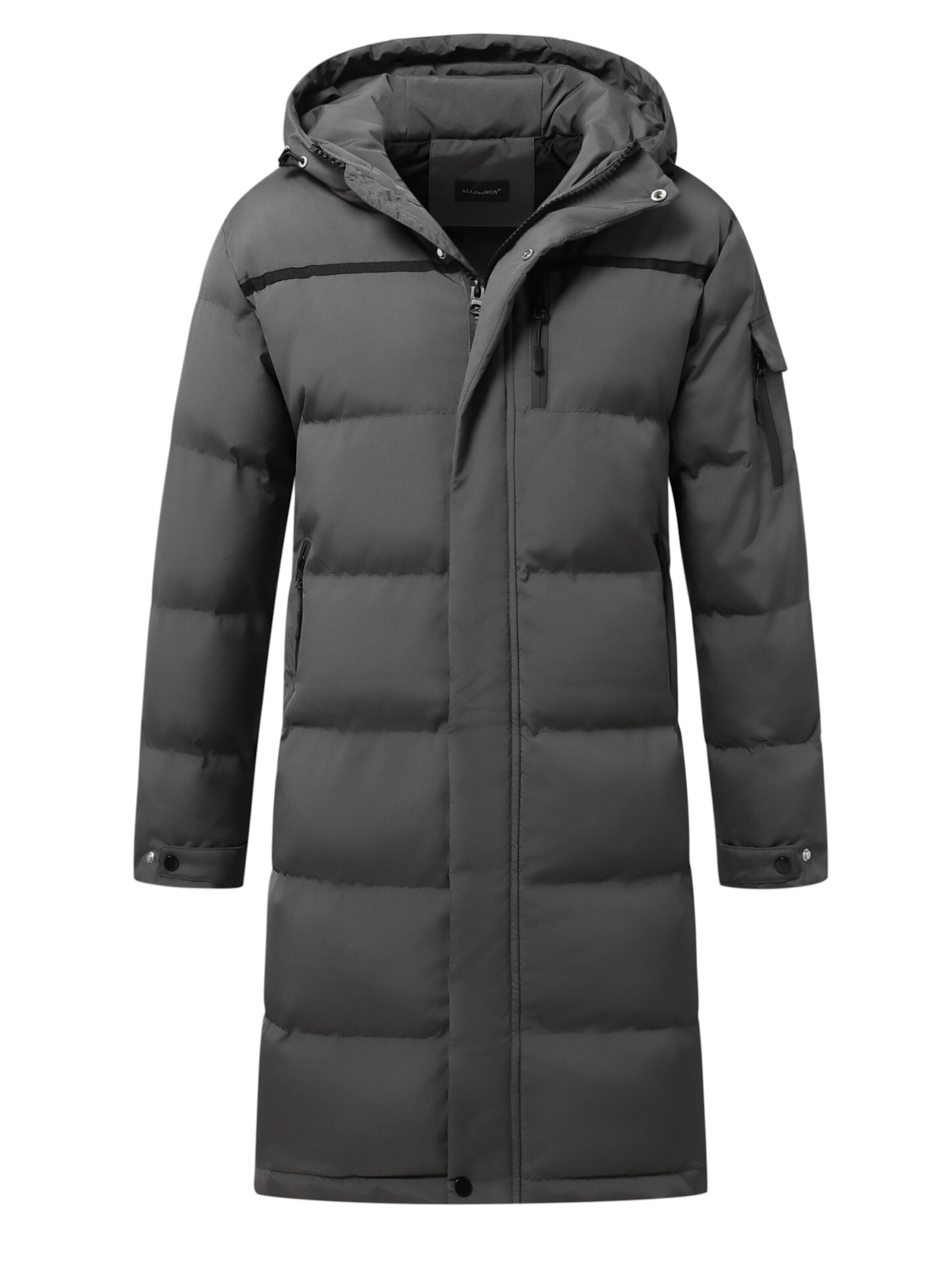 ALLTHEMEN Winter Coat 'Flaum' in S in Grey, Item view