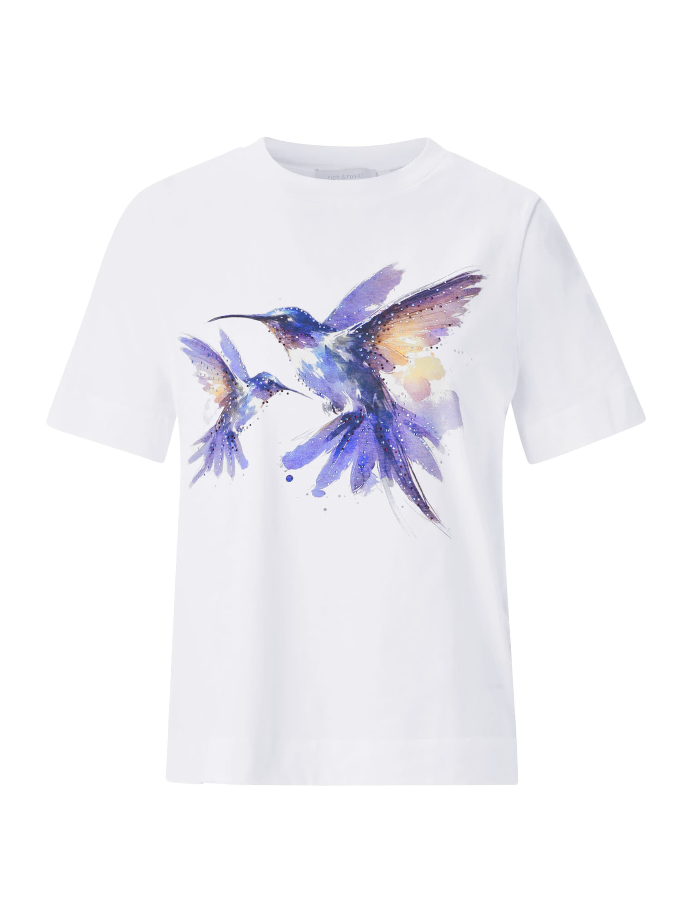 Rich & Royal Tričko - orgovánová / tmavofialová / biela, Produkt