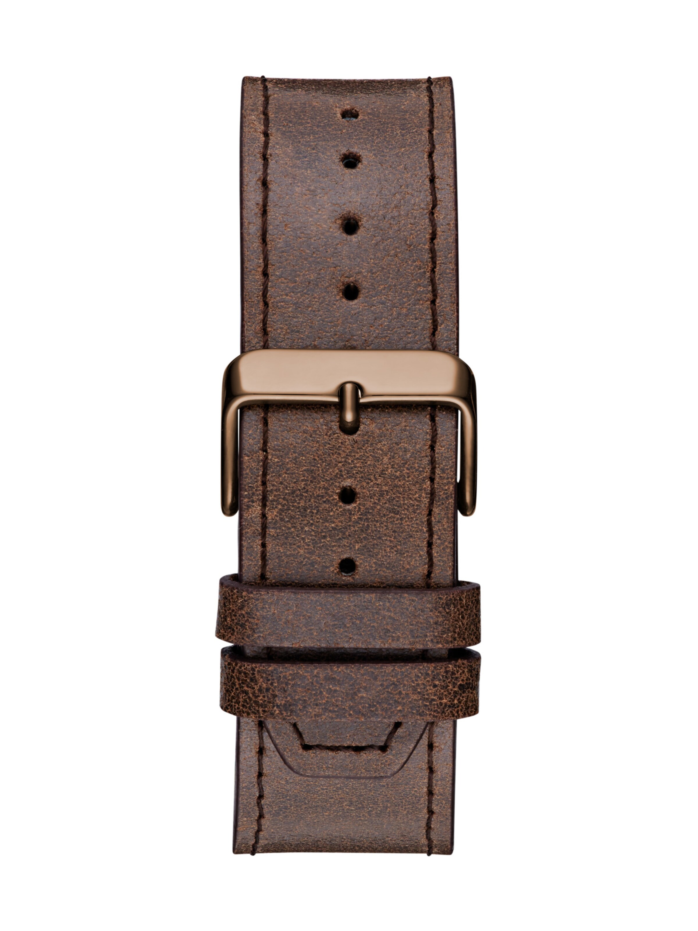 GUESS Analoog horloge 'Xander' in Bruin