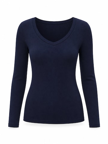 AOTTORI Shirt in Blau: Vorderseite