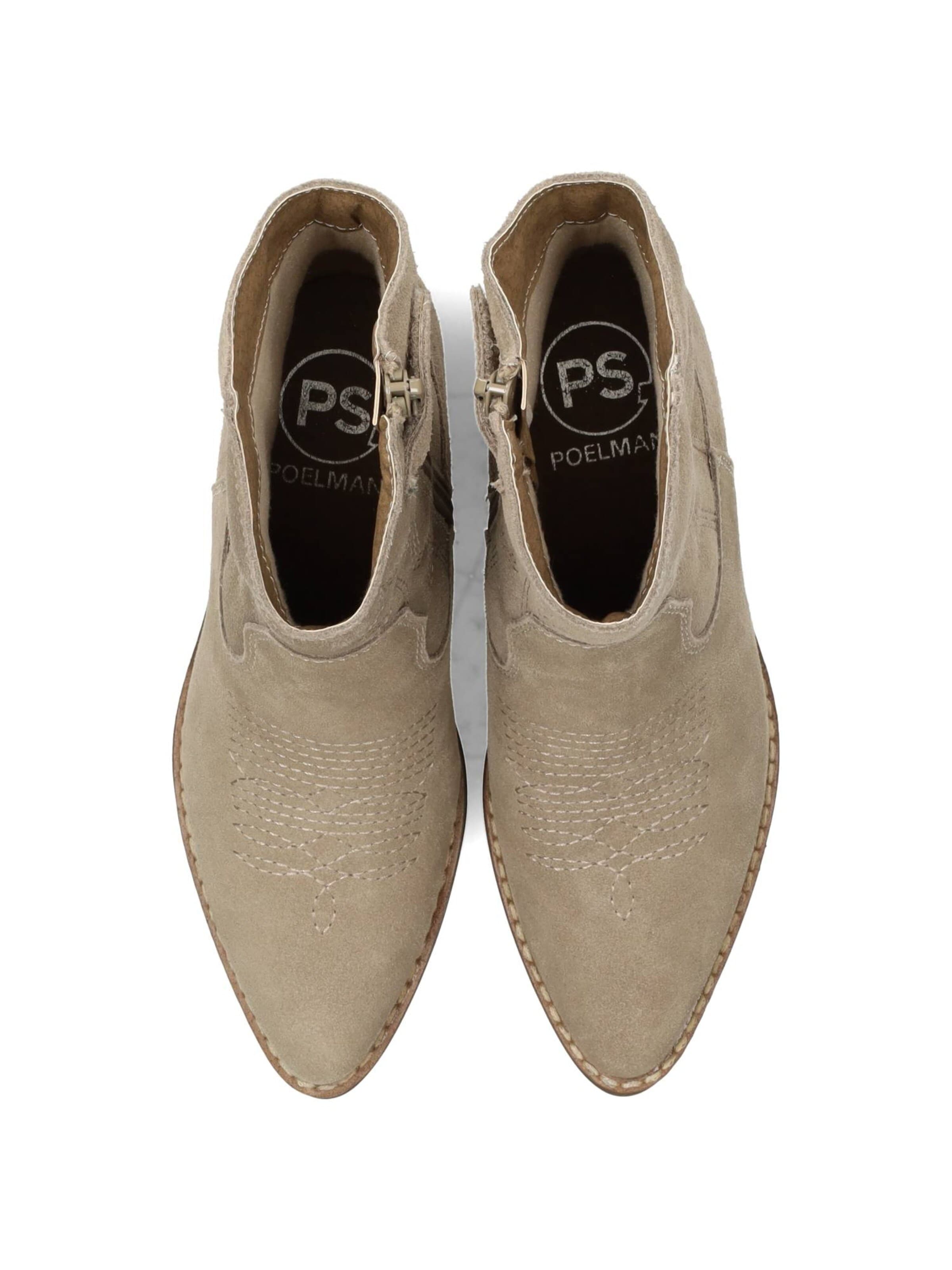 Bottes 'Elsie' Poelman en beige