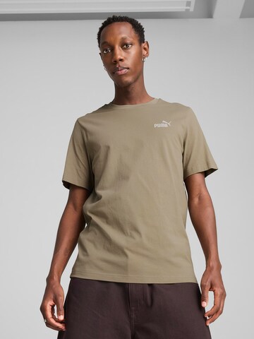PUMA Спортивный свитшот 'ESS Small No. 1' в Зеленый: спереди