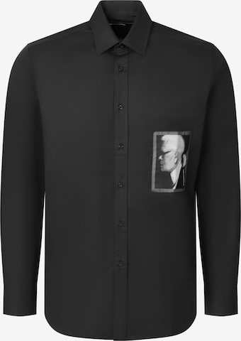 Karl Lagerfeld - Camisa em preto: frente