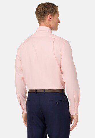 Boggi Milano Regular Fit Hemd in Pink