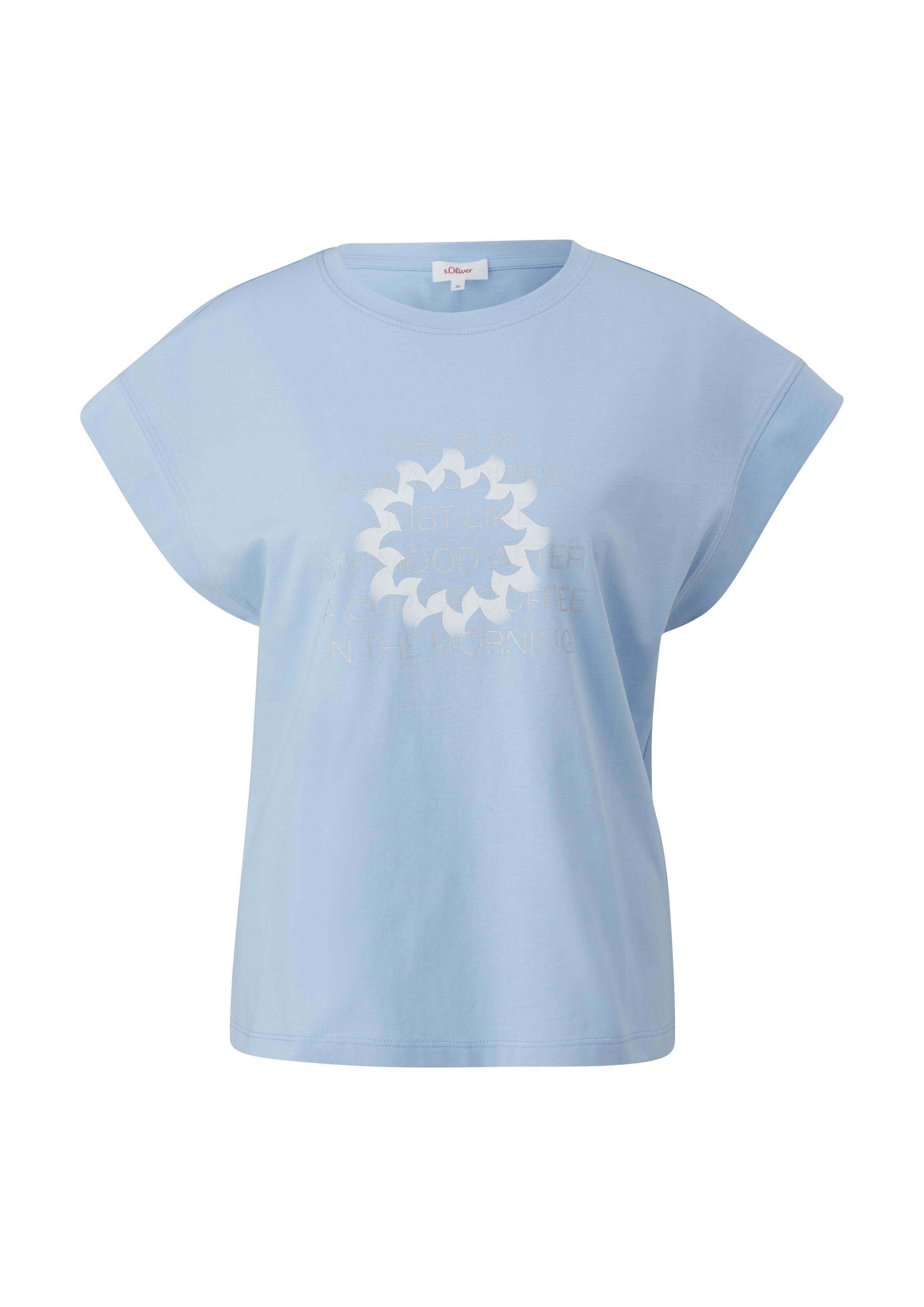 s.Oliver Shirt in Blauw: voorkant