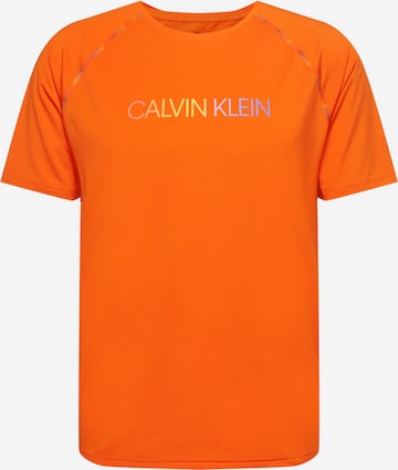 Calvin Klein Performance Functioneel shirt 'Pride' in Oranje: voorkant