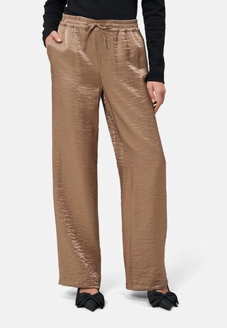 Skinny Pantaloni di zero in oro: frontale