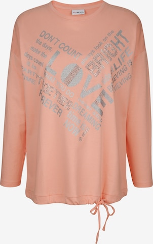 MIAMODA Sweatshirt in Roze: voorkant