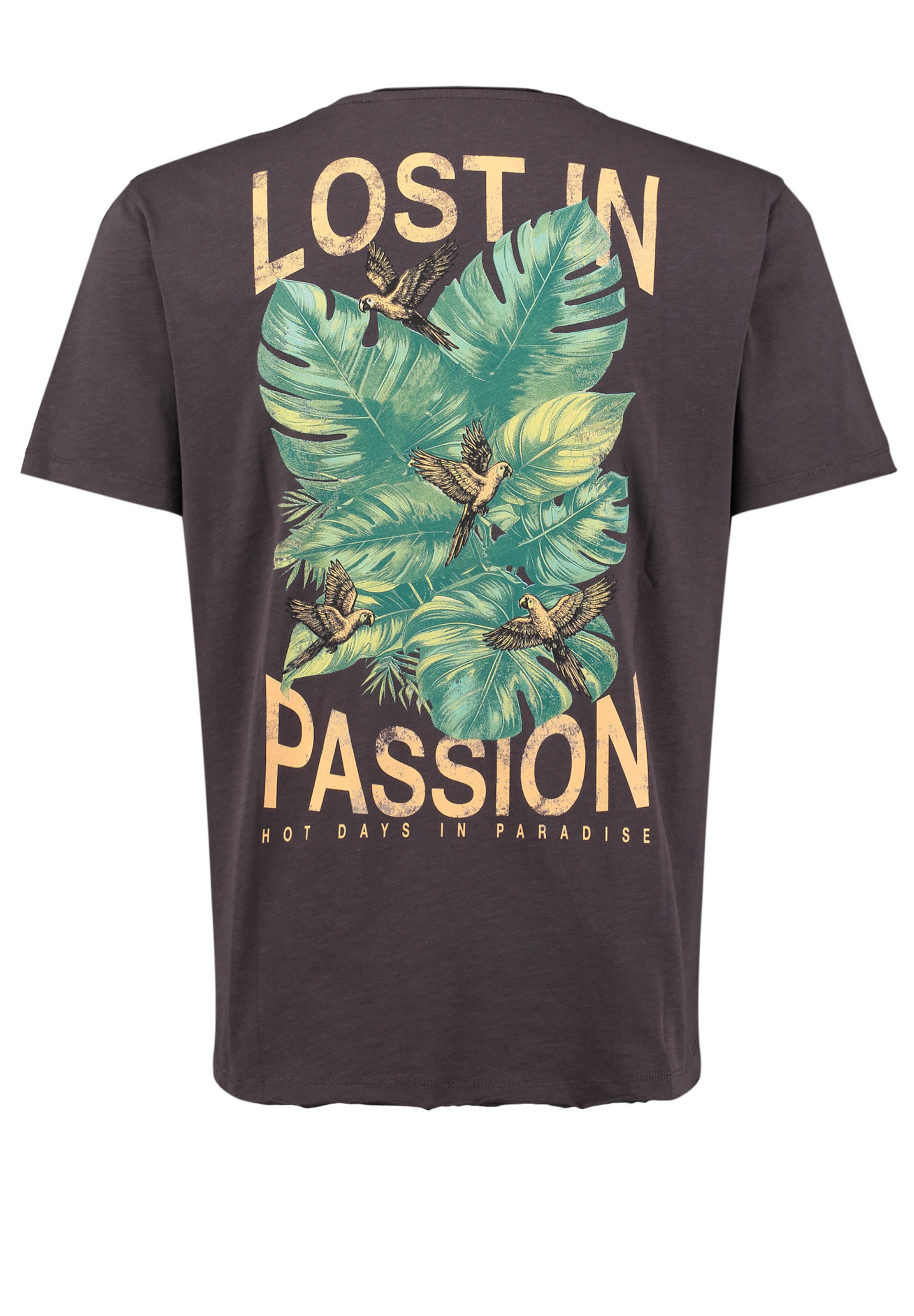 Key Largo Μπλουζάκι 'Lost' σε γκρι