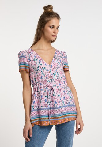 usha FESTIVAL Blouse in Roze: voorkant