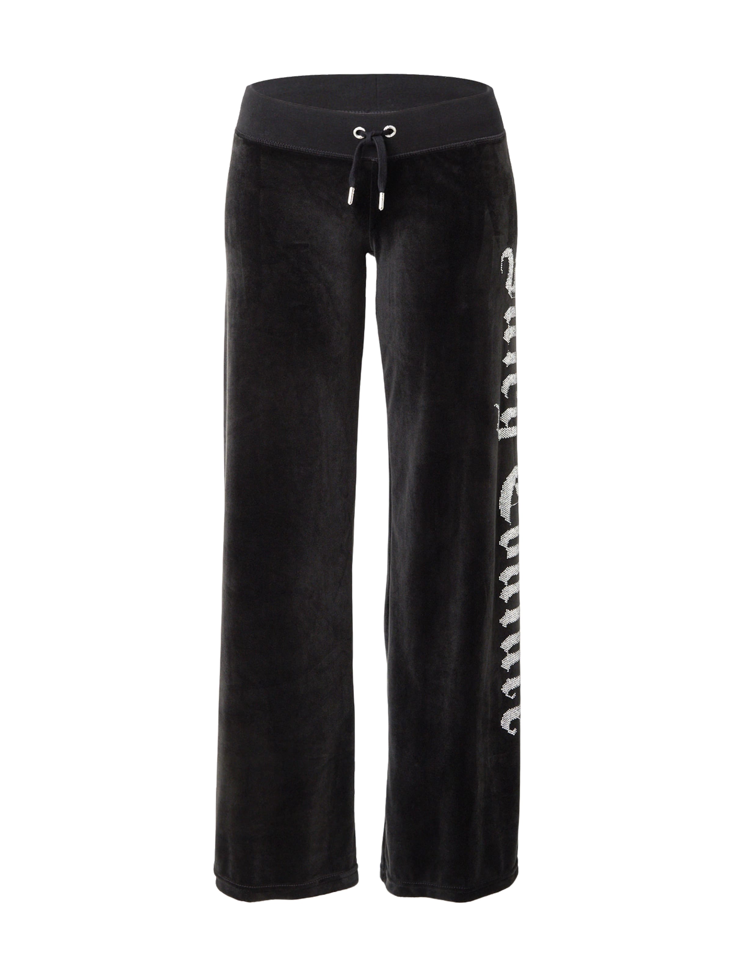 melns Juicy Couture Bikses 'OLD GOTHIC': no priekšpuses