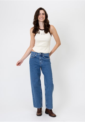 OH APRIL - Top 'Dara' em branco