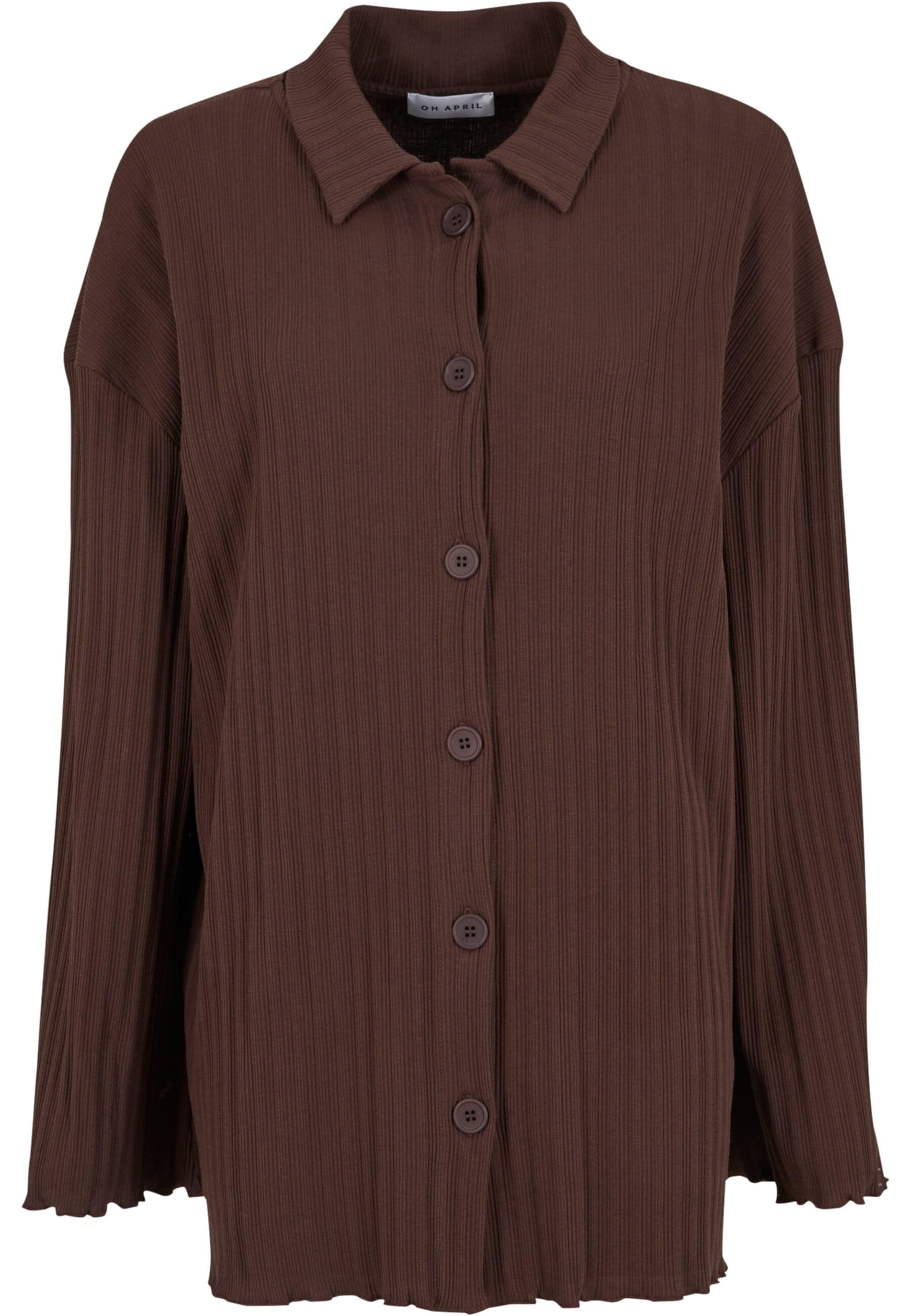 Bluză ' ' de la OH APRIL pe maro: față