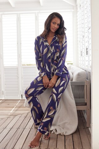 LASCANA Pajama in Blue