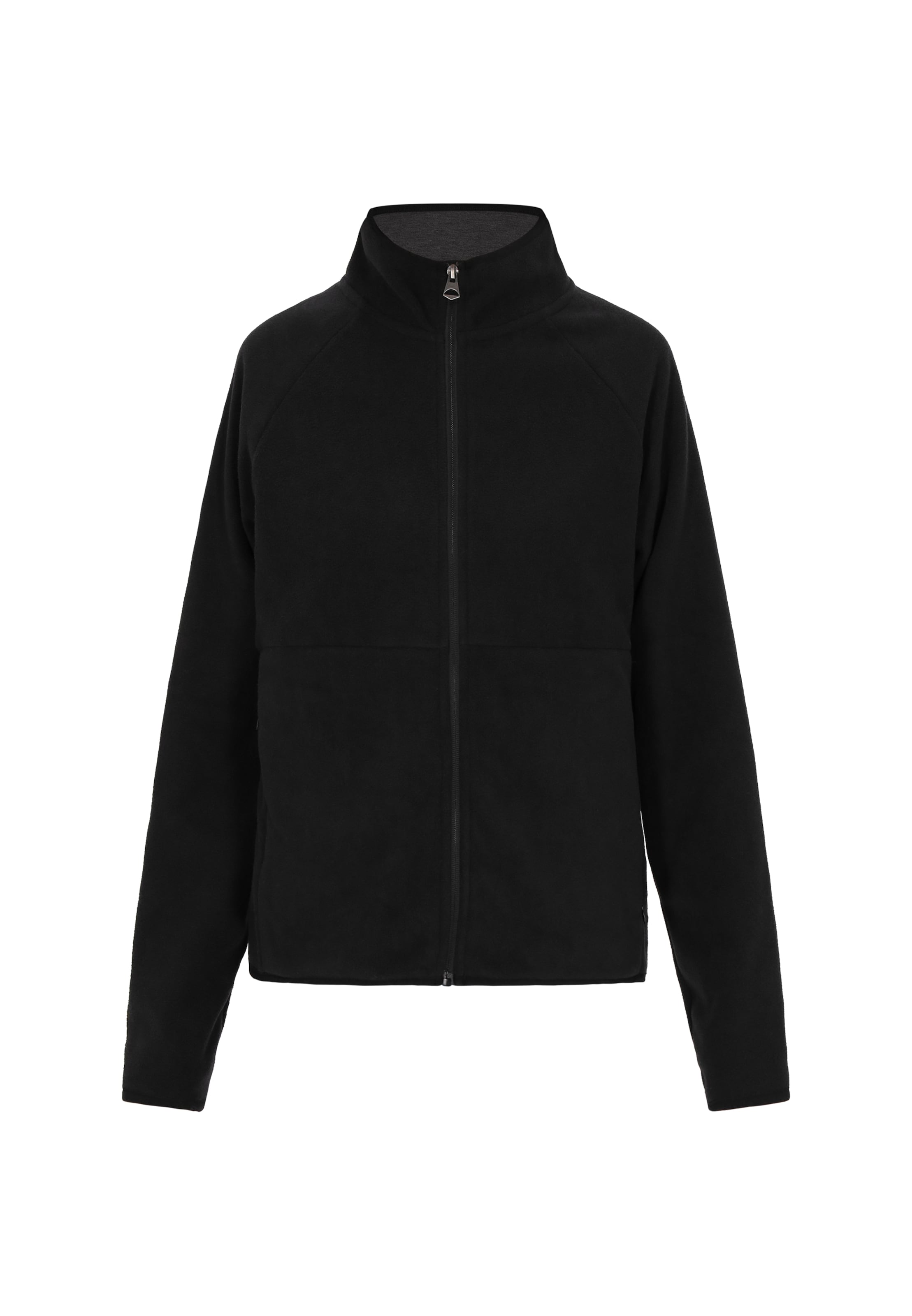 usha BLUE LABEL Fleecejacka 'Comfortable' i svart: framsida