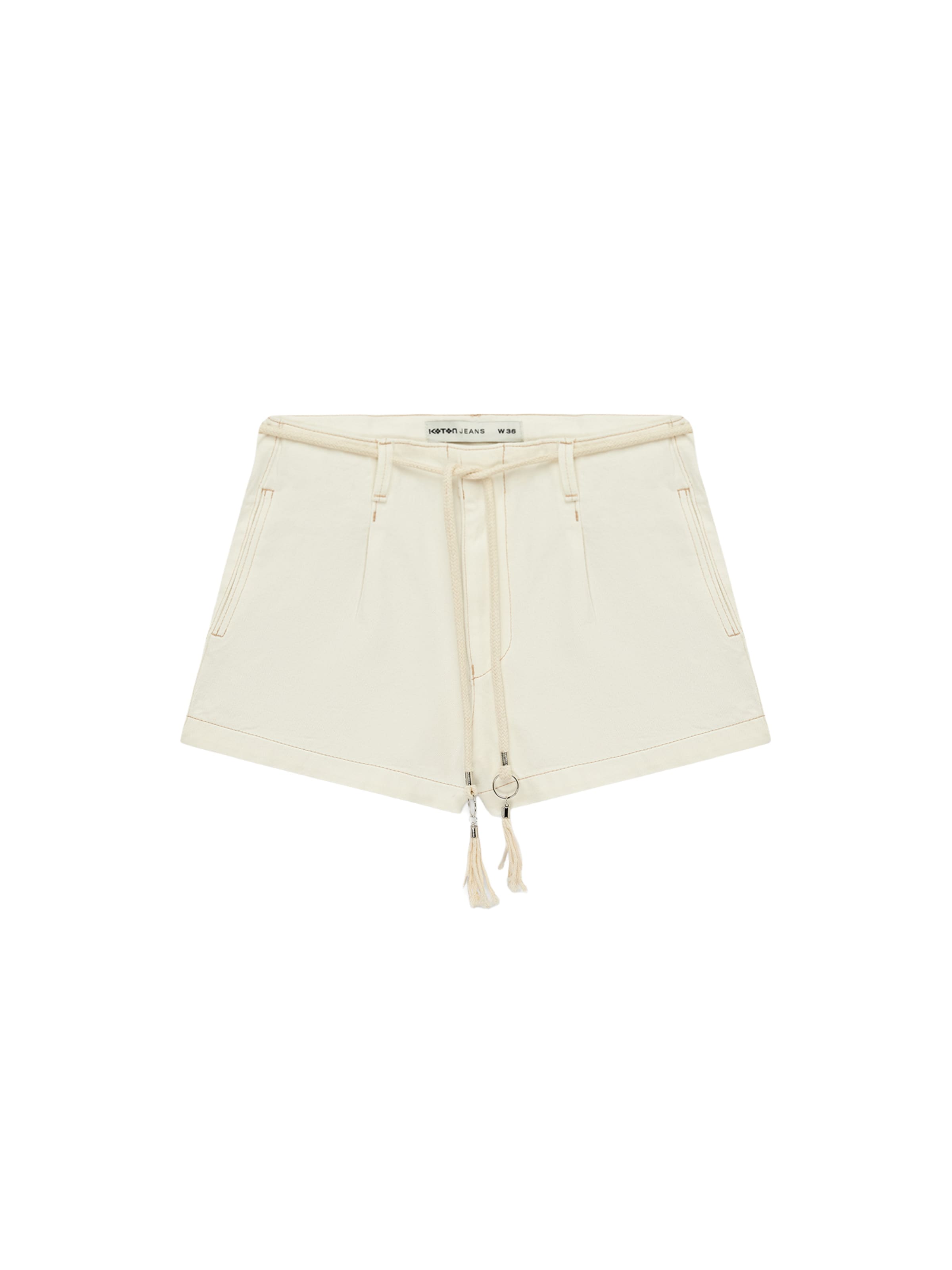 Koton Shorts in 24-25/Regular in elfenbein, Produktansicht