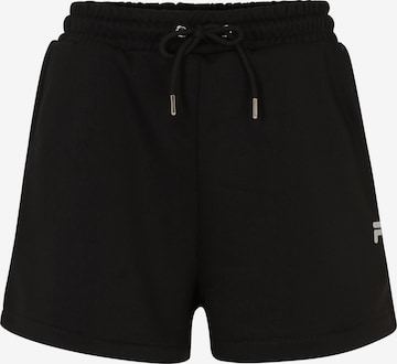 FILA Regular Sportshorts 'RECKE' in Schwarz: predná strana