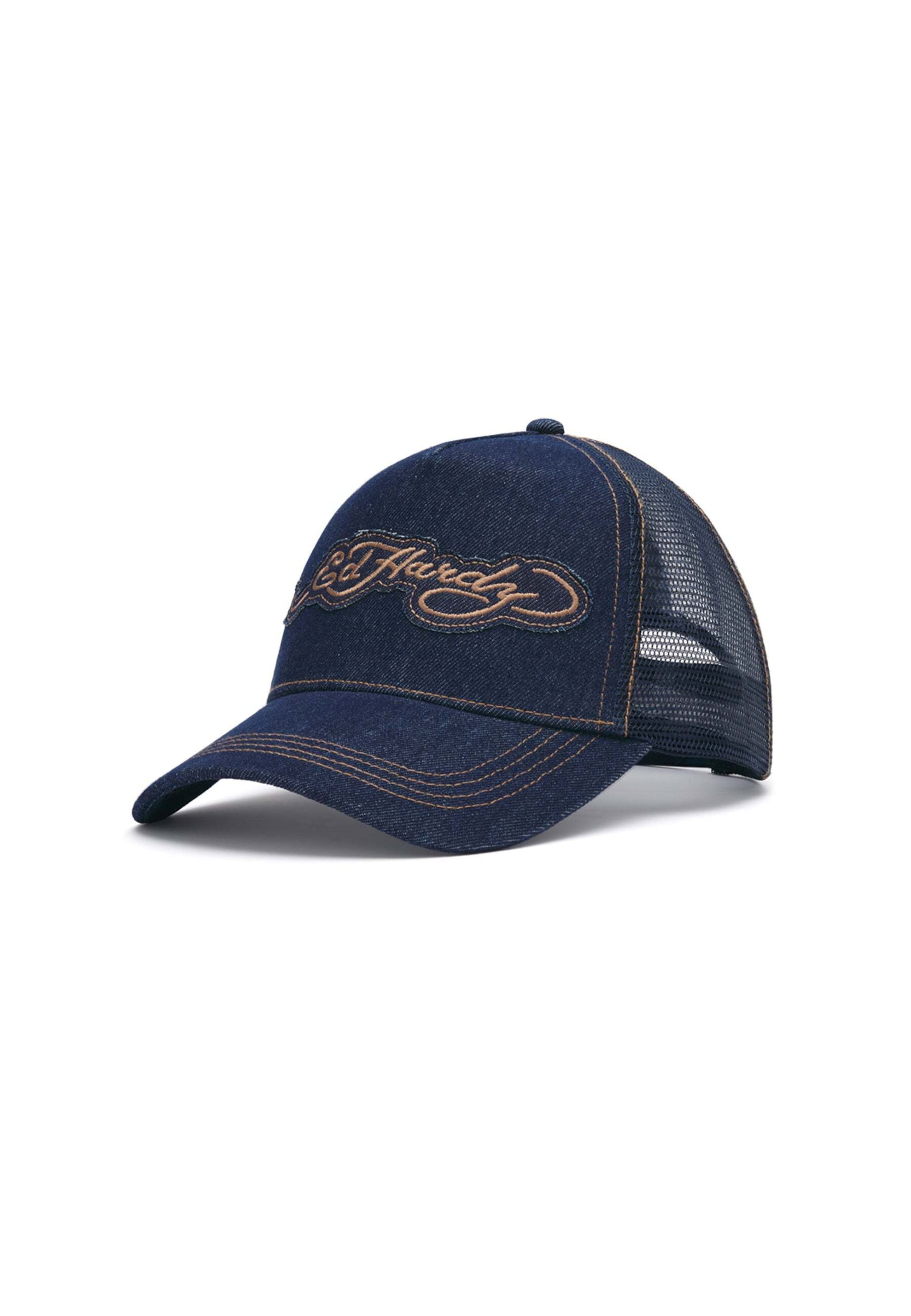 Ed Hardy Cap in Blue: front