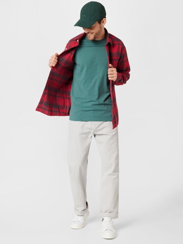 HOLLISTER - Regular Fit Camisa em vermelho