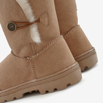 LASCANA Snow Boots in Brown
