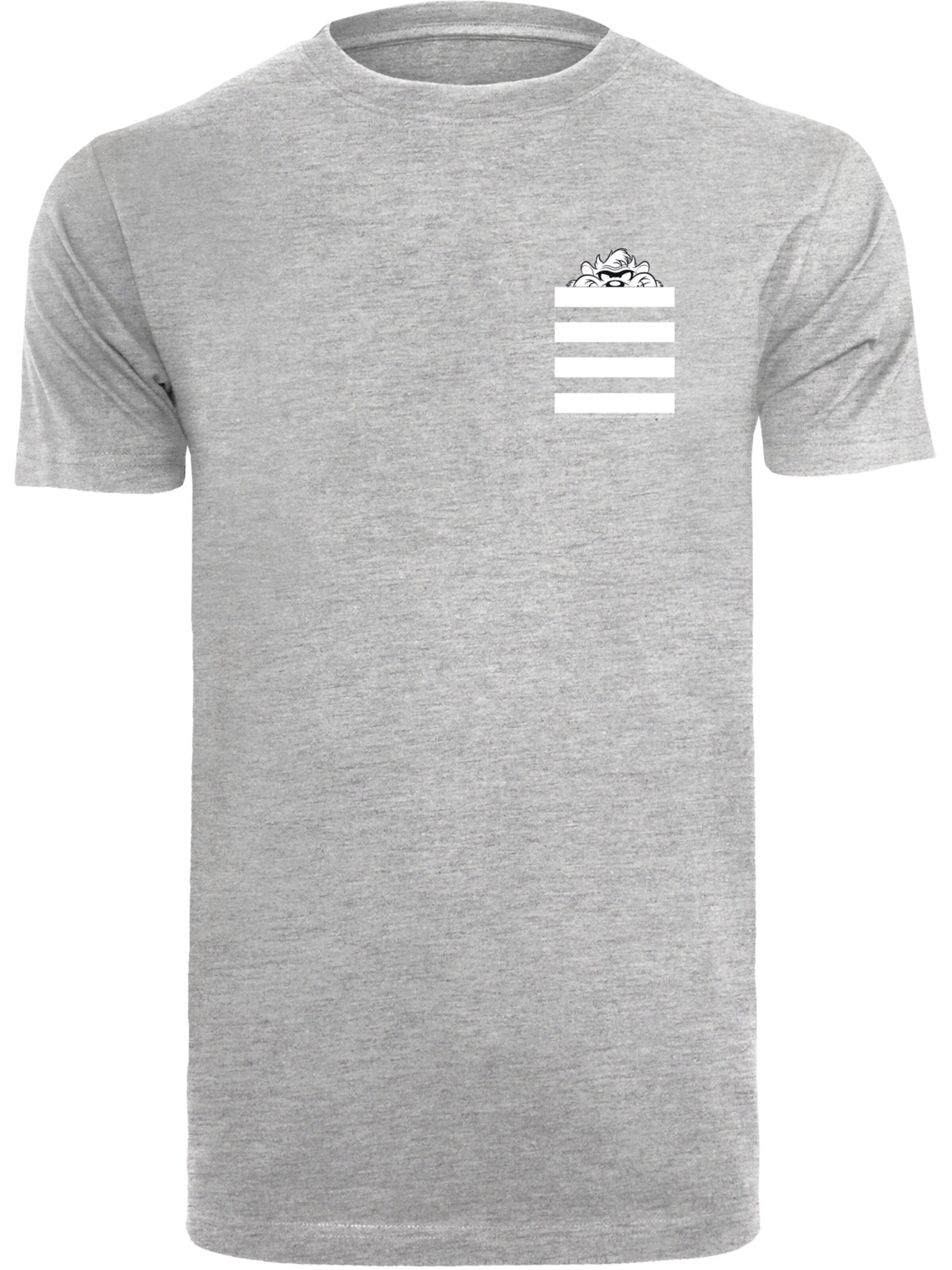 T-Shirt 'Looney Tunes' F4NT4STIC en gris : devant