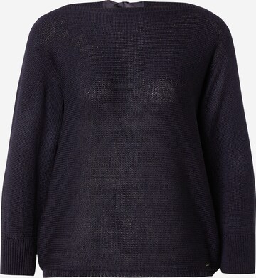 Pull-over 'Dolman' MORE & MORE en bleu : devant