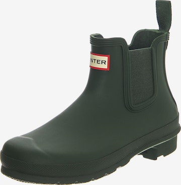 Boots chelsea 'Original Chelsea Boot Green' di HUNTER in verde: frontale