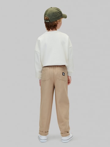 Calvin Klein Jeans Loosefit Hose in Beige