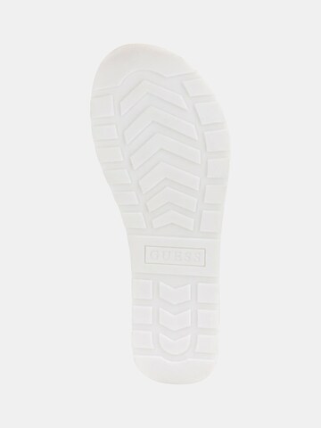 GUESS T-Bar Sandals 'Candry' in White