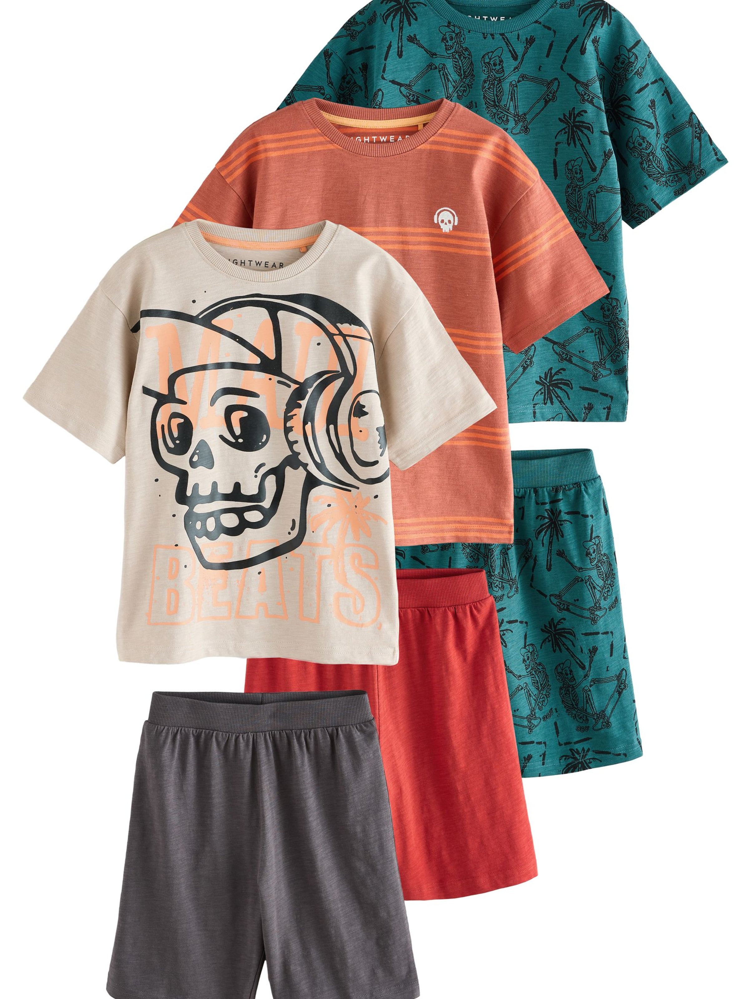 Next Πιτζάμα σε ανάμεικτα χρώματα: μπροστά