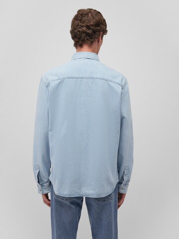 Mavi Regular Fit Hemd 'Ted' in Blau